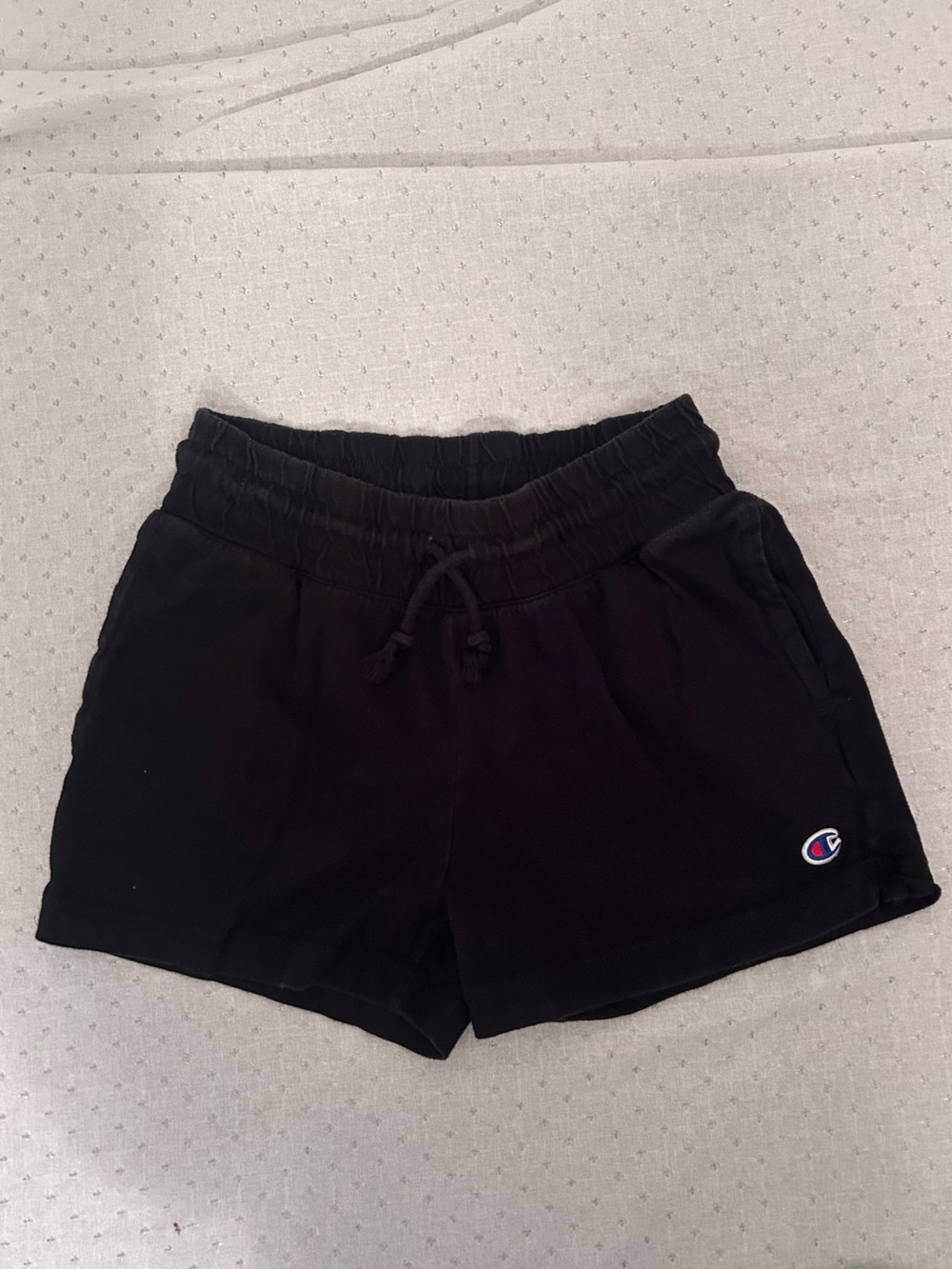 Champion Black Women's Drawstring Athletic Shorts